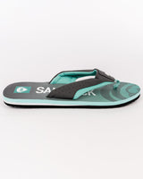 Saltrock Bunker Flip Flop - Turquoise-Footwear-troggs.com