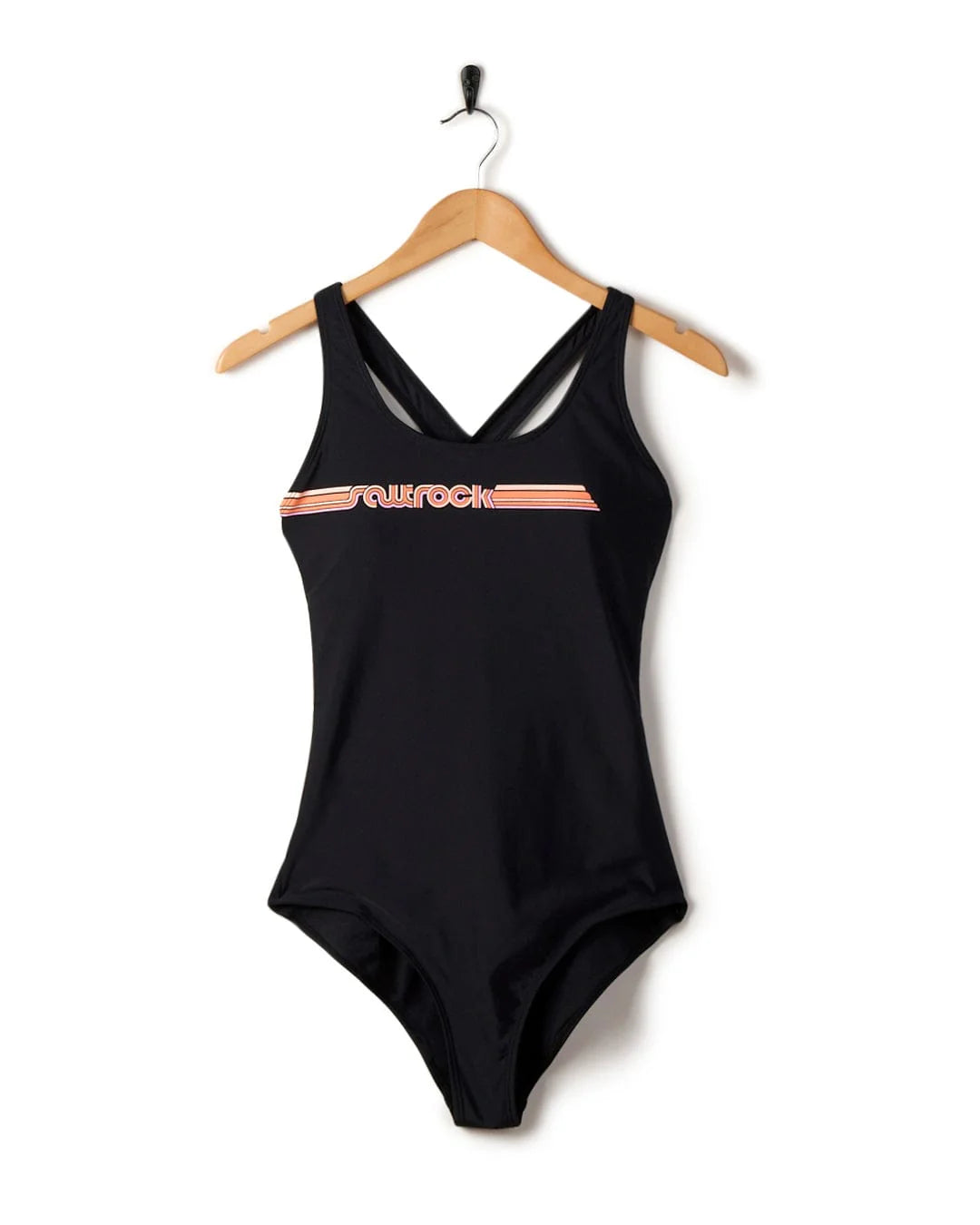 Saltrock Corrine Retro Swimsuit - Dark Grey-Womens clothing-troggs.com