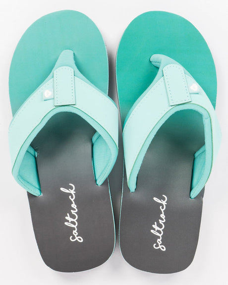 Saltrock Fader Flip Flop - Turquoise-Footwear-troggs.com