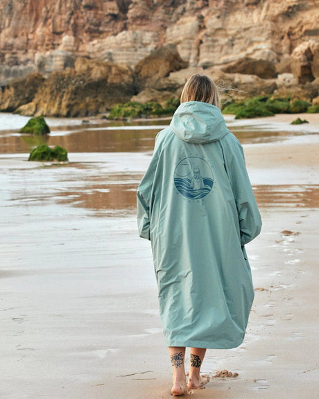 Saltrock Four Seasons Recycled Cold Water Changing Robe - Light Green-Changing Robes-troggs.com