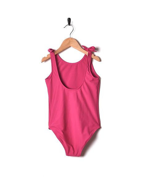 Saltrock Girls Sunny Swimsuit - Dark Pink-Kids Clothing-troggs.com