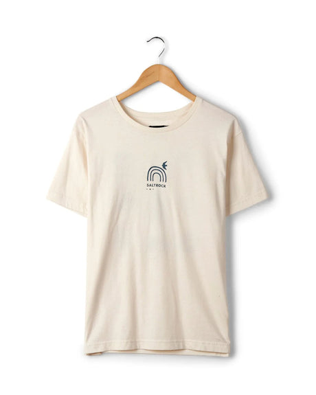 Saltrock Journey Recycled T-Shirt - Cream-Womens clothing-troggs.com