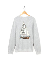 Saltrock Lost Ships Crew Sweat - Grey-Mens Clothing-troggs.com