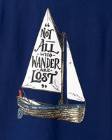Saltrock Lost Ships Pop Hoodie - Dark Blue-Mens Clothing-troggs.com