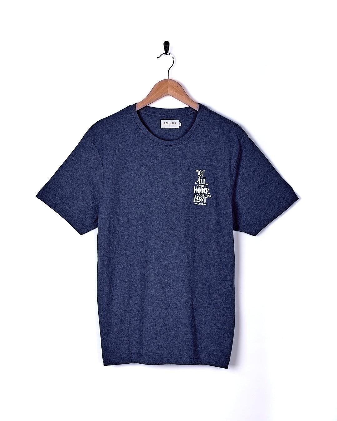 Saltrock Lost Ships T-Shirt - Navy-Mens Clothing-troggs.com