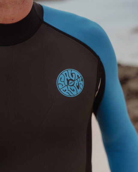 Saltrock Mens Core 3/2 Wetsuit - Blue-Mens Wetsuits-troggs.com