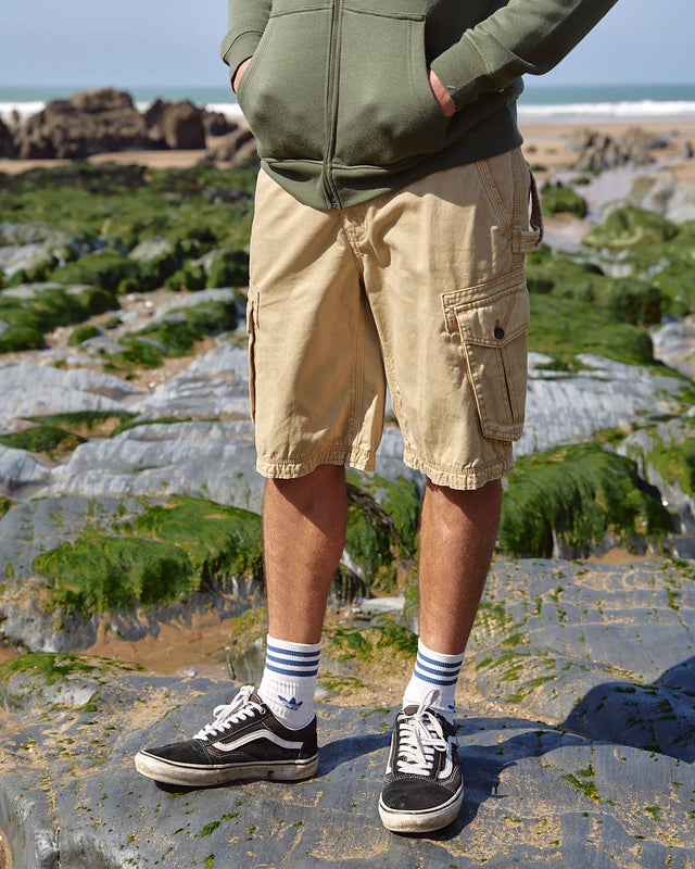 Saltrock Penwith II Cargo Short - Light Brown-Shorts-troggs.com