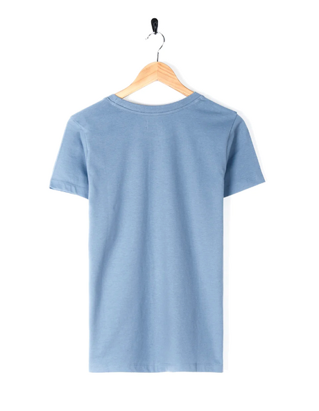 Saltrock Retro Ribbon Tee Shirt - Light Blue-Womens clothing-troggs.com