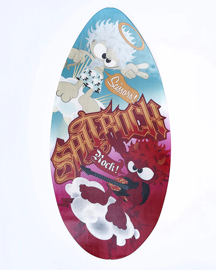 Saltrock Rock Scissors Skimboard - Red-Skimboards-troggs.com