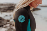 Saltrock Womens Core 3/2 Shortie - Turquoise-Womens Wetsuits-troggs.com