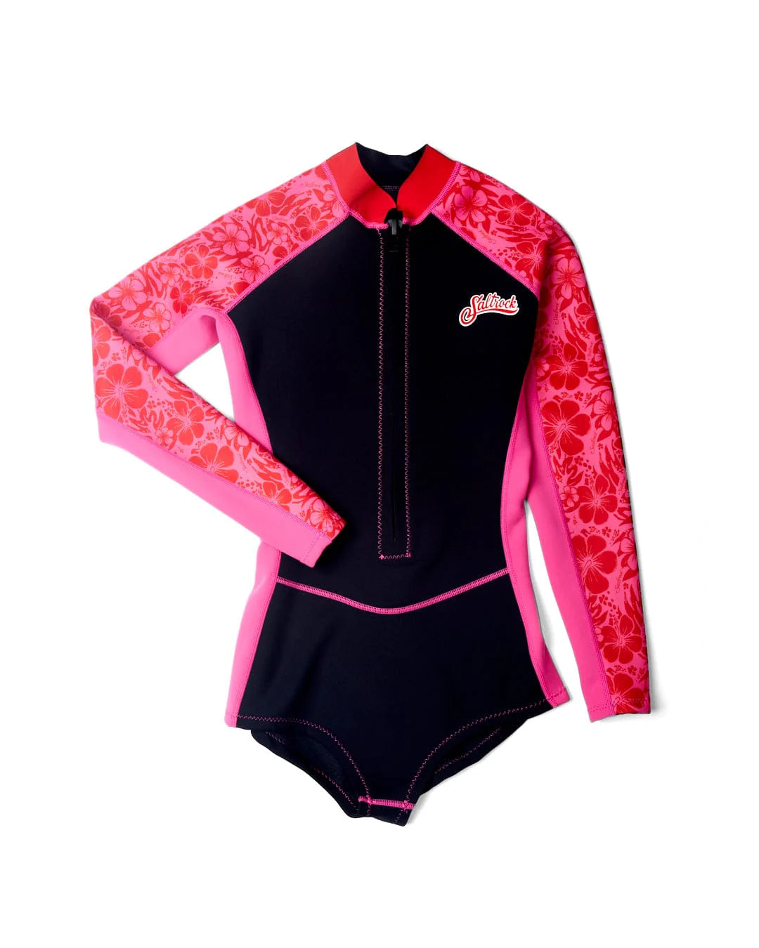 Saltrock Womens Hibiscus 3/2 Spring Suit - Pink-Womens Wetsuits-troggs.com