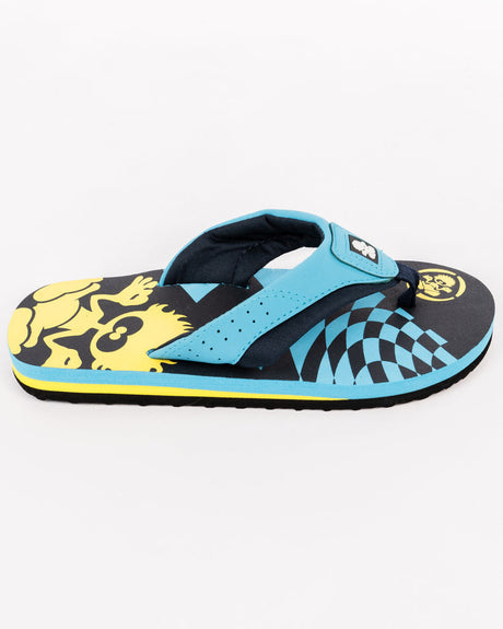 Saltrock Wrap Flip Flop - Blue-Footwear-troggs.com