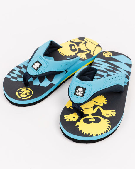 Saltrock Wrap Flip Flop - Blue-Footwear-troggs.com