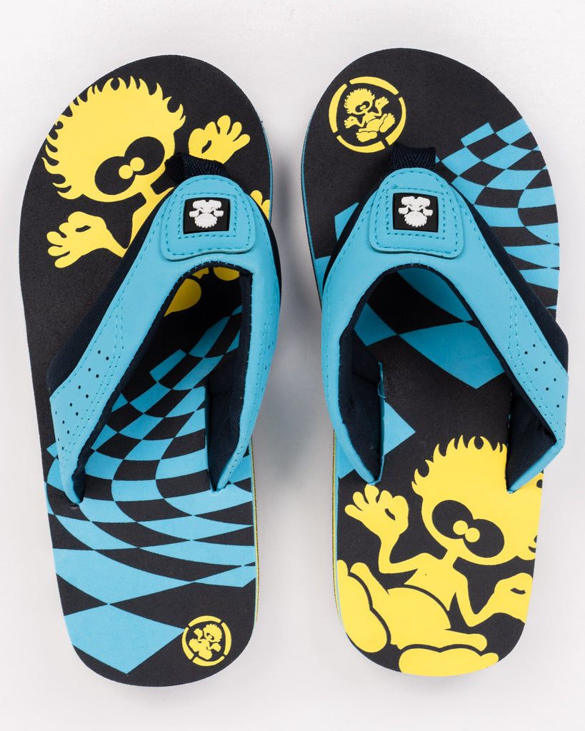 Saltrock Wrap Flip Flop - Blue-Footwear-troggs.com