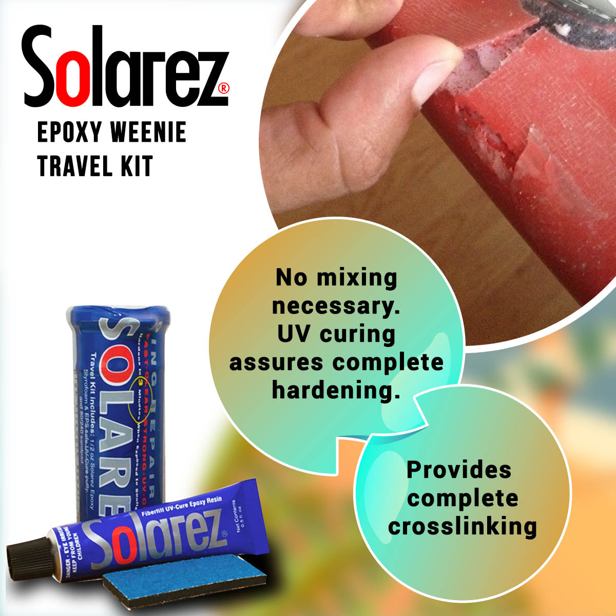 Solarez Epoxy Travel Kit-Ding & Wetsuit Repair Kits-troggs.com
