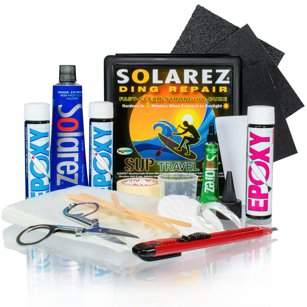 Solarez SUP Epoxy Pro Travel Kit-Ding & Wetsuit Repair Kits-troggs.com