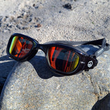 Streamlined Adult Polarized Swim Goggles - Black-Swim & Snorkel Accessories-troggs.com