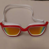 Streamlined Adult Polarized Swim Goggles - Red-Swim & Snorkel Accessories-troggs.com