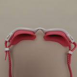 Streamlined Junior Swim Goggles - Pink/White-Swim & Snorkel Accessories-troggs.com