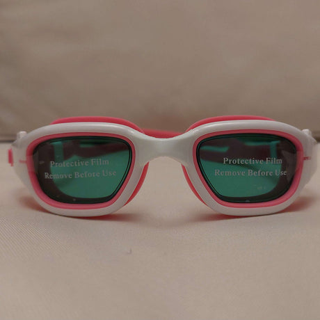 Streamlined Junior Swim Goggles - Pink/White-Swim & Snorkel Accessories-troggs.com