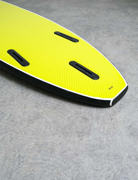 Surfworx Banshee LTD Mini Mal 7ft Softboard FCS - Black-Softboards-troggs.com