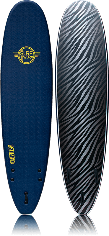 Surfworx Banshee Mini Mal 7ft Softboard FCS - Mid Blue-Softboards-troggs.com