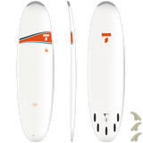 Tahe Dura-Tec Egg 7ft Surfboard FCS - White-Hardboards-troggs.com