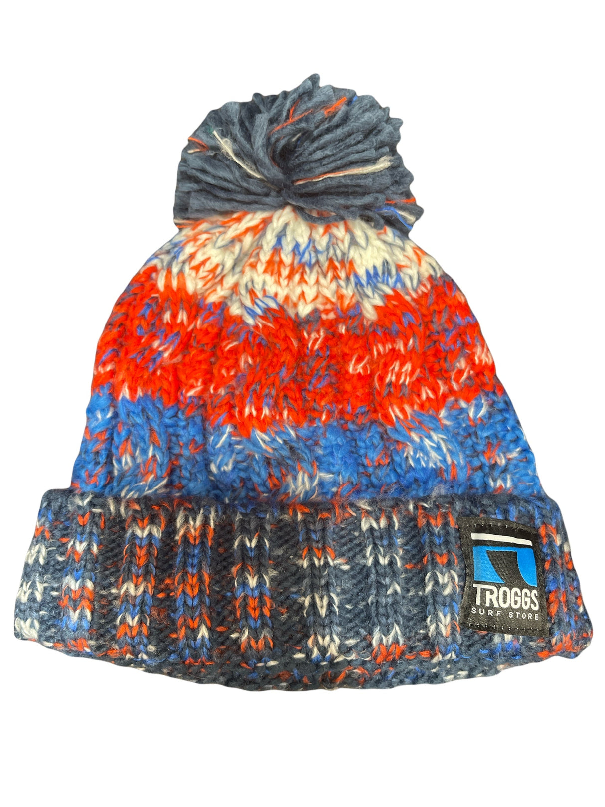 Troggs Cable Knit Beanie - Chili Blues-Headwear-troggs.com