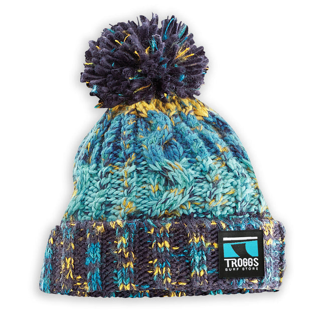 Troggs Cable Knit Beanie - Marine-Hats & Caps-troggs.com