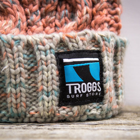 Troggs Cable Knit Beanie - Milkshake-Hats & Caps-troggs.com