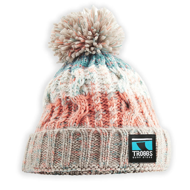 Troggs Cable Knit Beanie - Milkshake-Hats & Caps-troggs.com