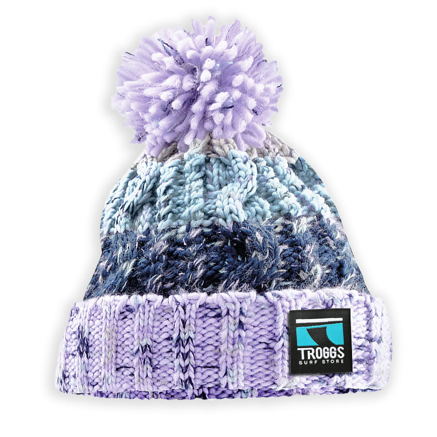 Troggs Cable Knit Beanie - Violet-Headwear-troggs.com