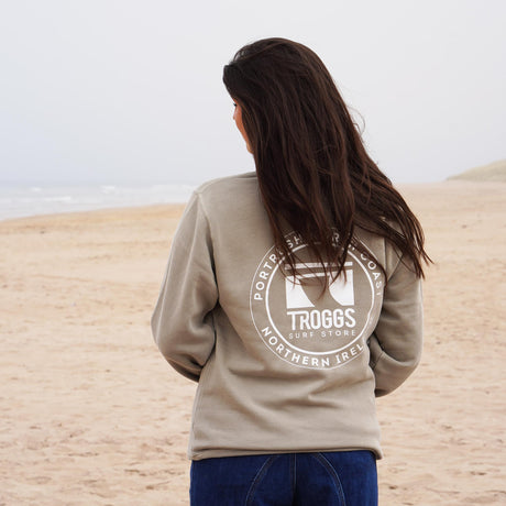 Troggs Independant Washed Sweatshirt - Cement-Clothing-troggs.com