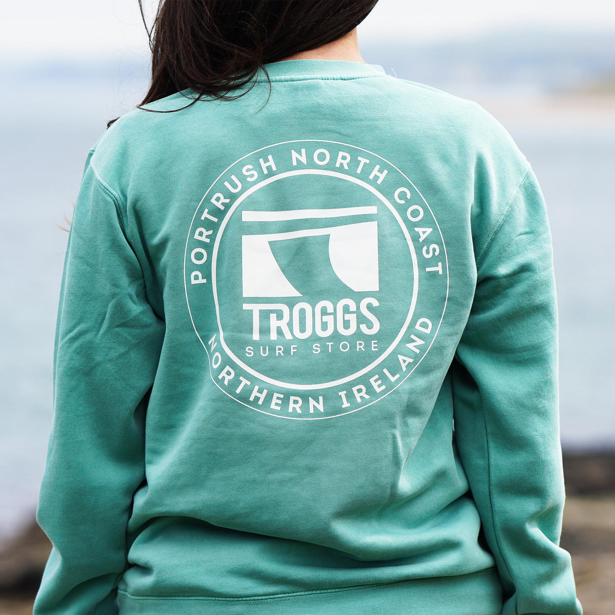 Troggs Independant Washed Sweatshirt - Mint-Clothing-troggs.com