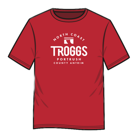 Troggs Kids Signature T-Shirt - Red-Kids Clothing-troggs.com