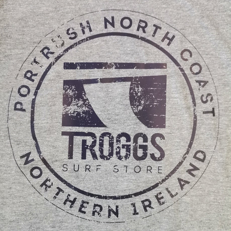 Troggs Mono Sticker T-Shirt - Athletic Heather-troggs.com