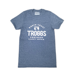Troggs Signature Front Print T-Shirt - Heather Navy-Womens clothing-troggs.com