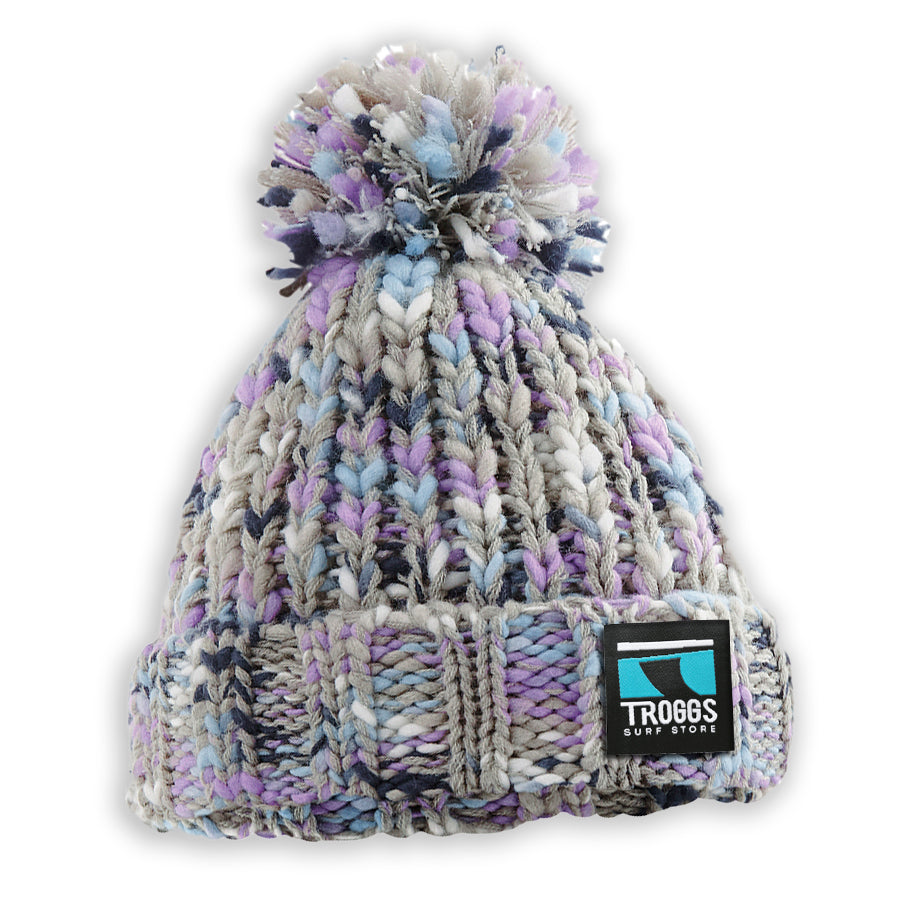 Troggs Twist Knit Beanie - Candy Lavender-Hats & Caps-troggs.com