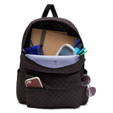 Vans Old Skool Check Backpack - Black/Charcoal-Backpacks and bags-troggs.com