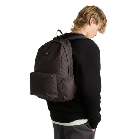 Vans Old Skool Check Backpack - Black/Charcoal-Backpacks and bags-troggs.com