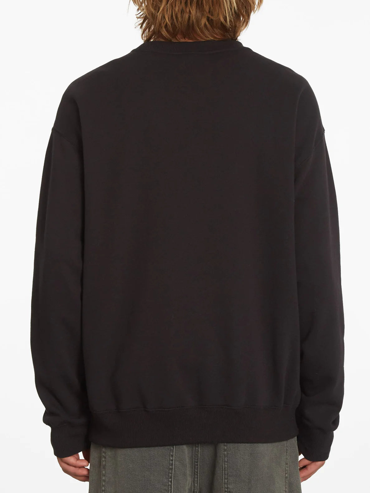 Volcom Single Stone Sweatshirt - Black-Mens Clothing-troggs.com