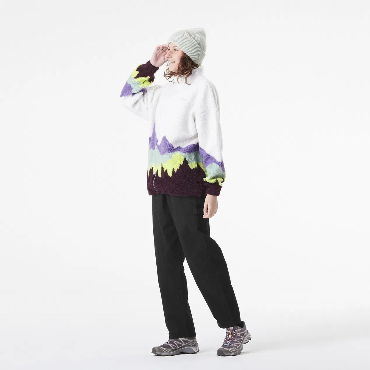 Picture Nyss Zip Fleece - Purple Mountains