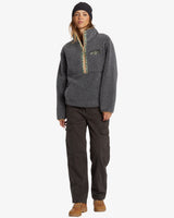 Billabong Horizon Half Zip Polar Fleece - Sandalwood