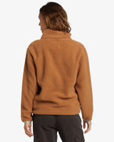 Billabong Horizon Half Zip Polar Fleece - Sandalwood