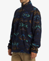 Billabong Boundary Mock Polar Half Zip Fleece - Navy