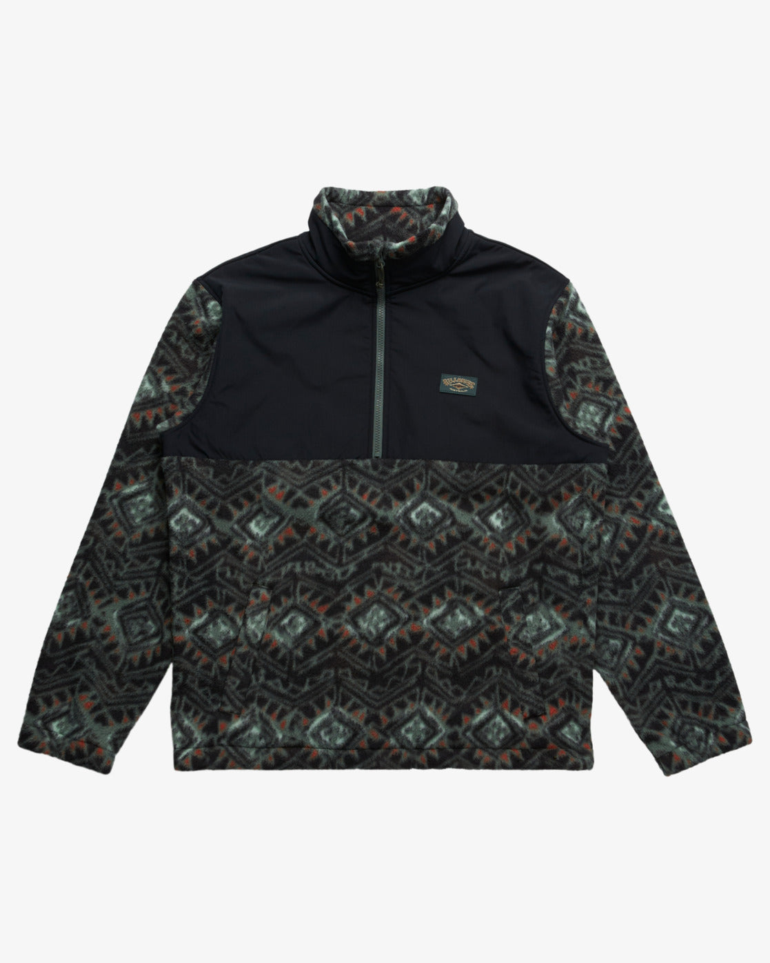 Billabong Boundary Re-issue Polar Half Zip Fleece - Black