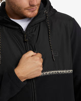 Billabong Boundary Lite Full Zip Fleece Hoodie - Black