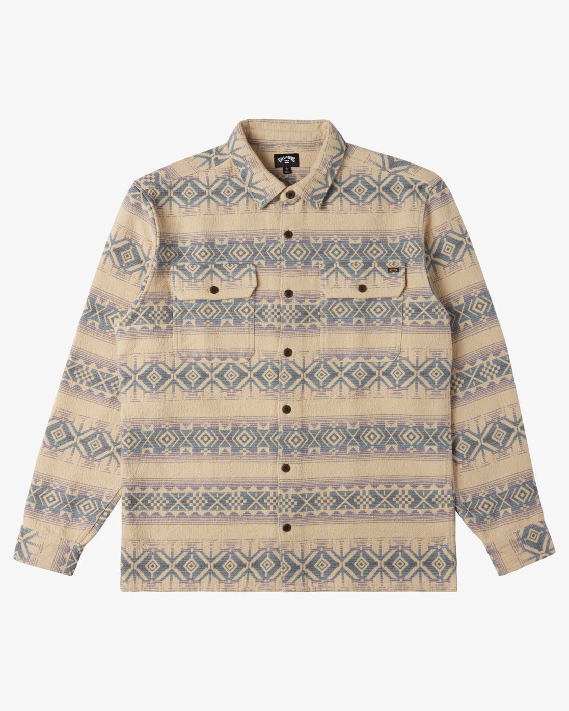 Billabong Offshore Jacquard Flannel Shirt - Taupe