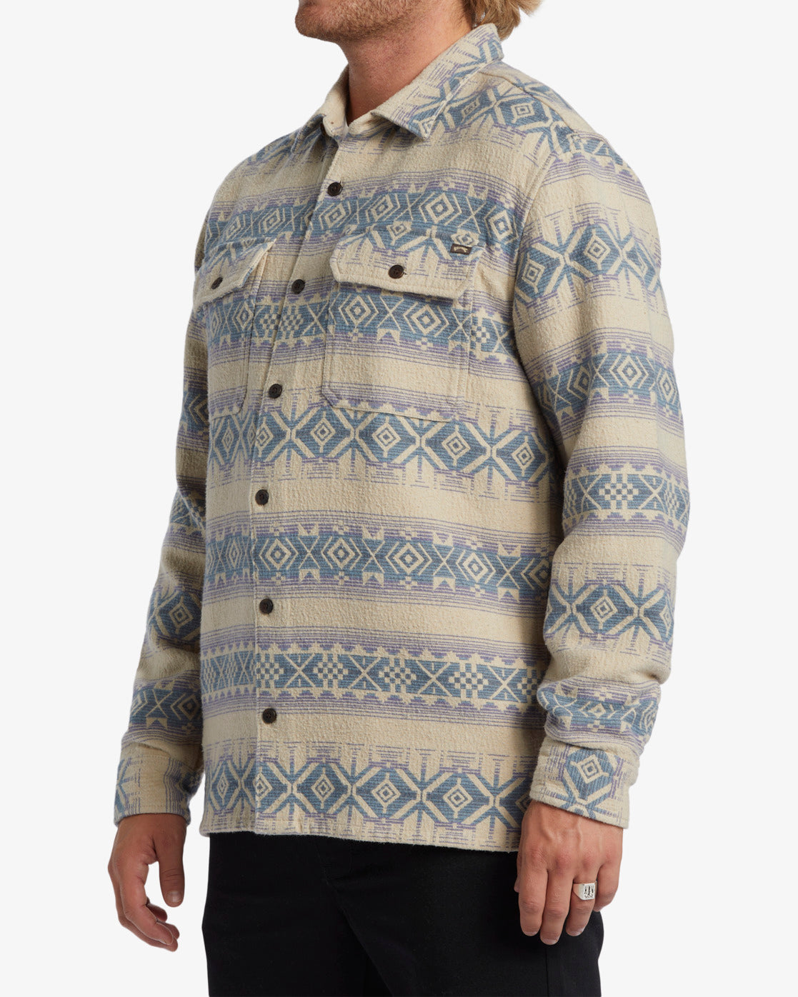 Billabong Offshore Jacquard Flannel Shirt - Taupe