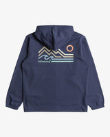 Billabong Compass Zipped Hoodie - Washed Royal